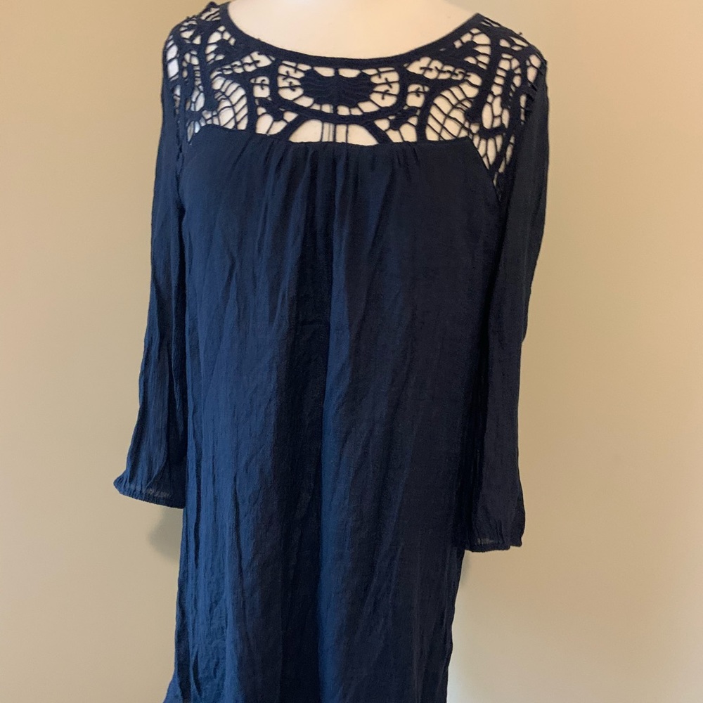 New navy dress